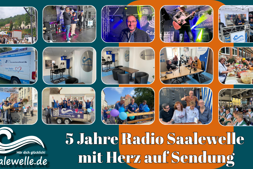 Radio Saalewelle feiert 5-jähriges Bestehen